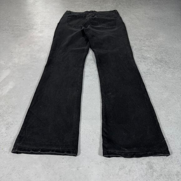 Basic Editions Black Bootcut Pants - Size: 6 - Picture 9 of 10